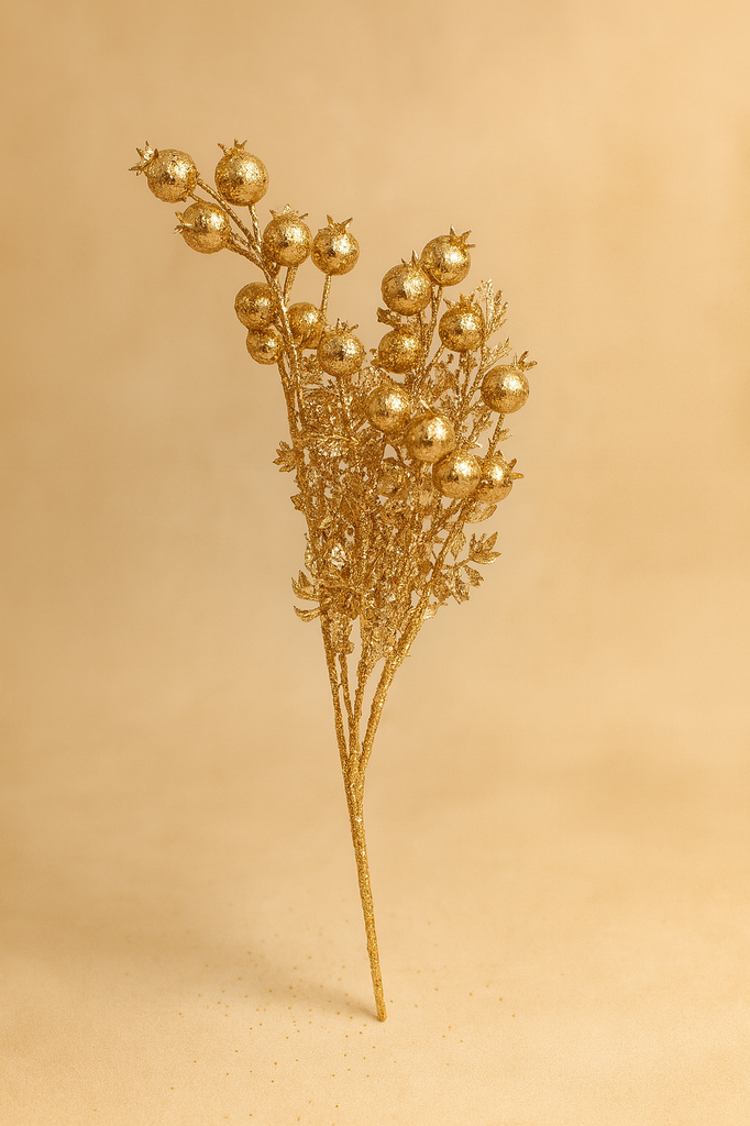 Fleur artificielle dorée 36x10 cm
