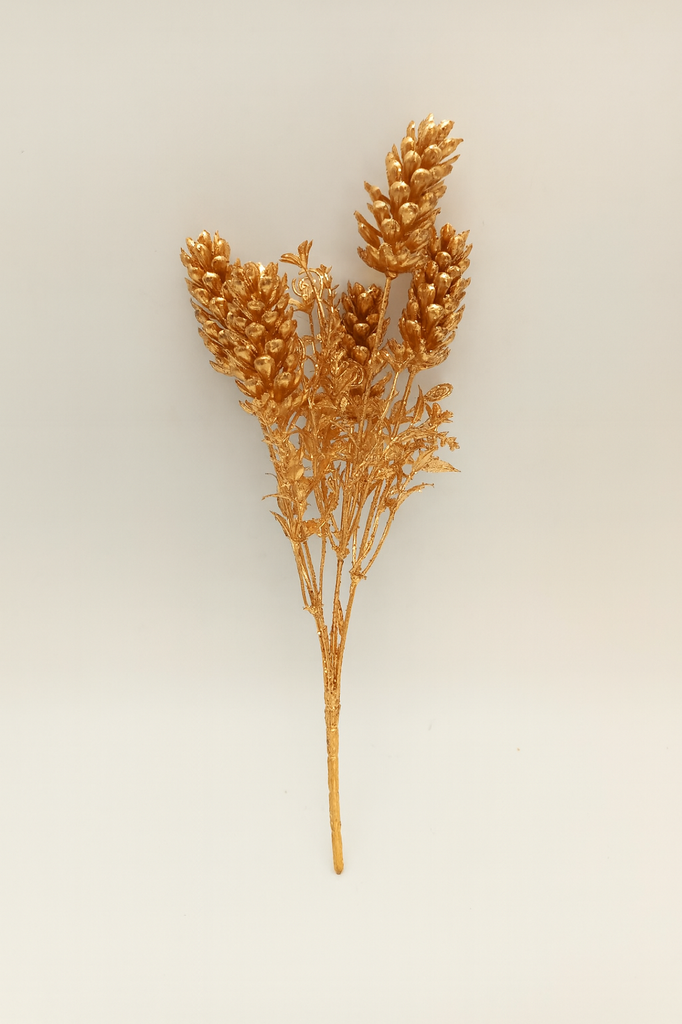 Fleur artificielle dorée 35x13 cm