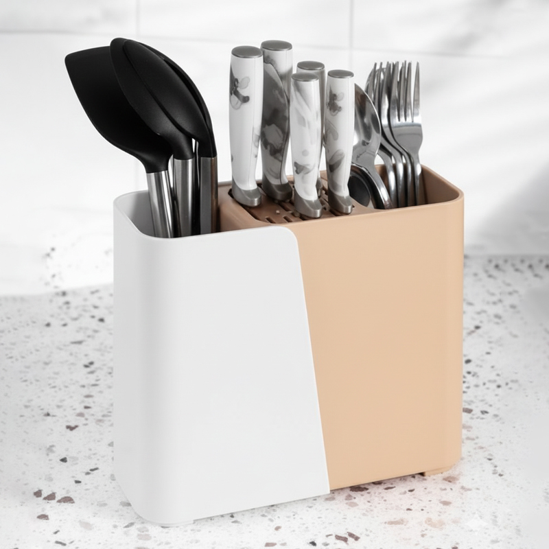 Porte couverts &amp; couteaux couleurs mix