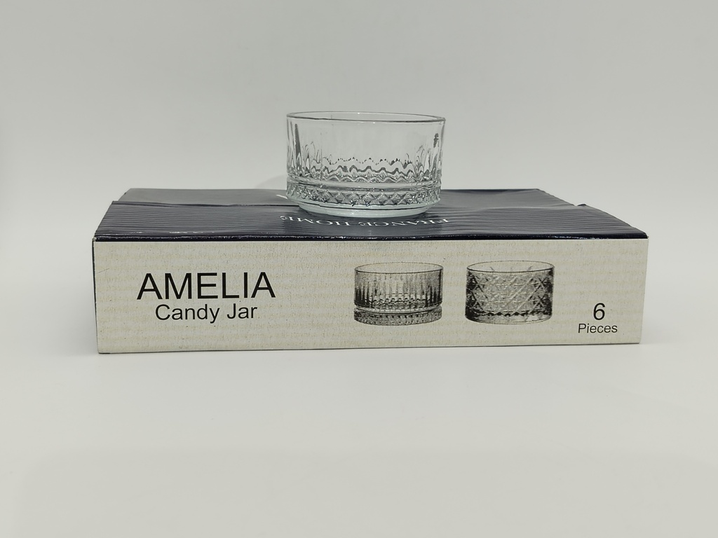 SET 6 MINI BOLS EN VERRE 100 ML