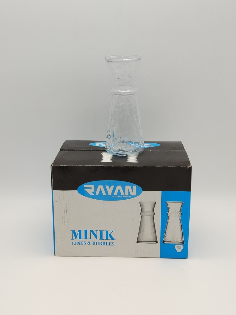 SET 6 MINI BOUTEILLES EN VERRE 220 ML