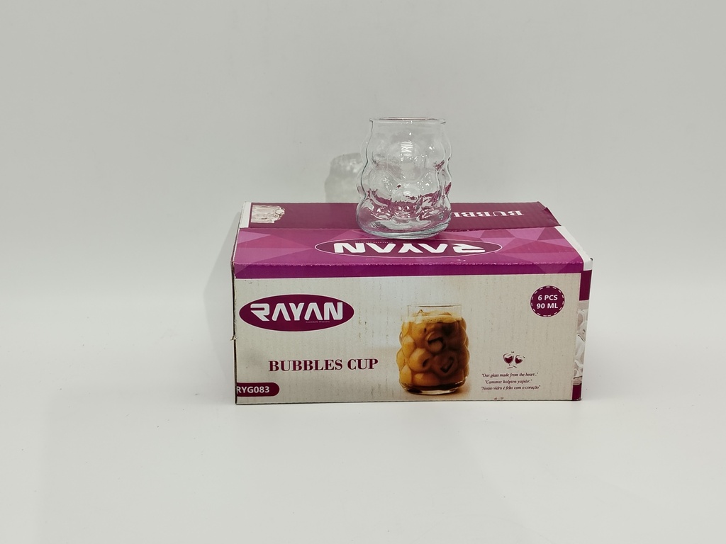SET 6 VERRES DECO 90 ML
