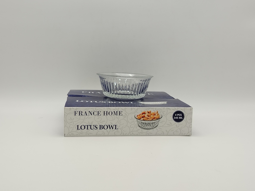 SET 4 MINI BOLS EN VERRE 345 ML