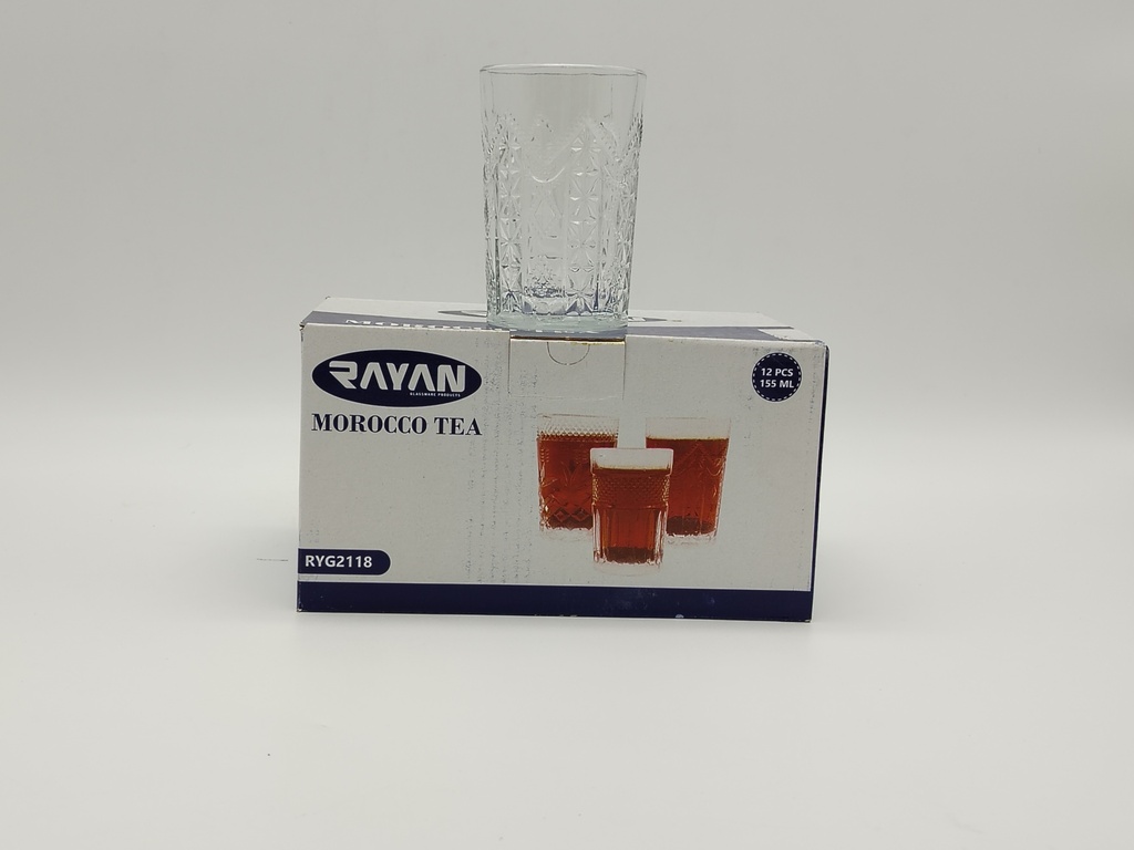 SET 12 VERRES A THE 155 ML