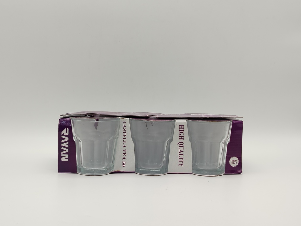 SET 6 VERRES 190 ML