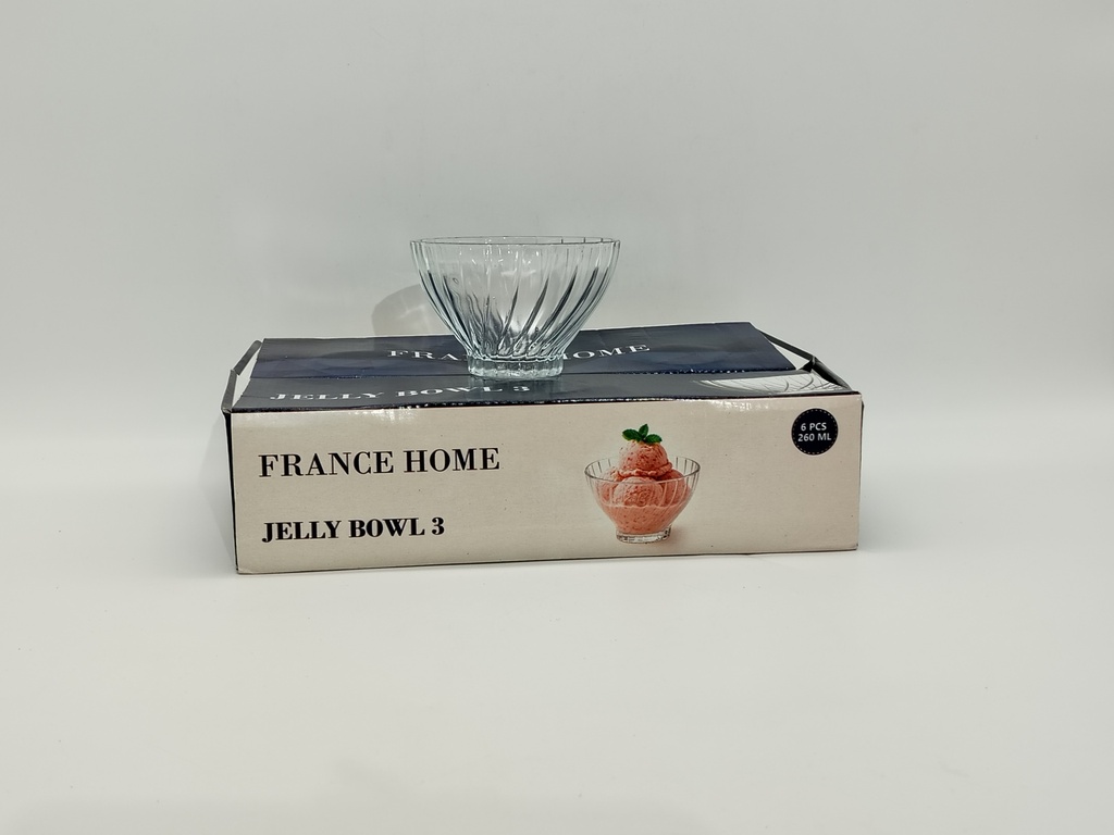 SET 6 MINI BOLS EN VERRE 260 ML