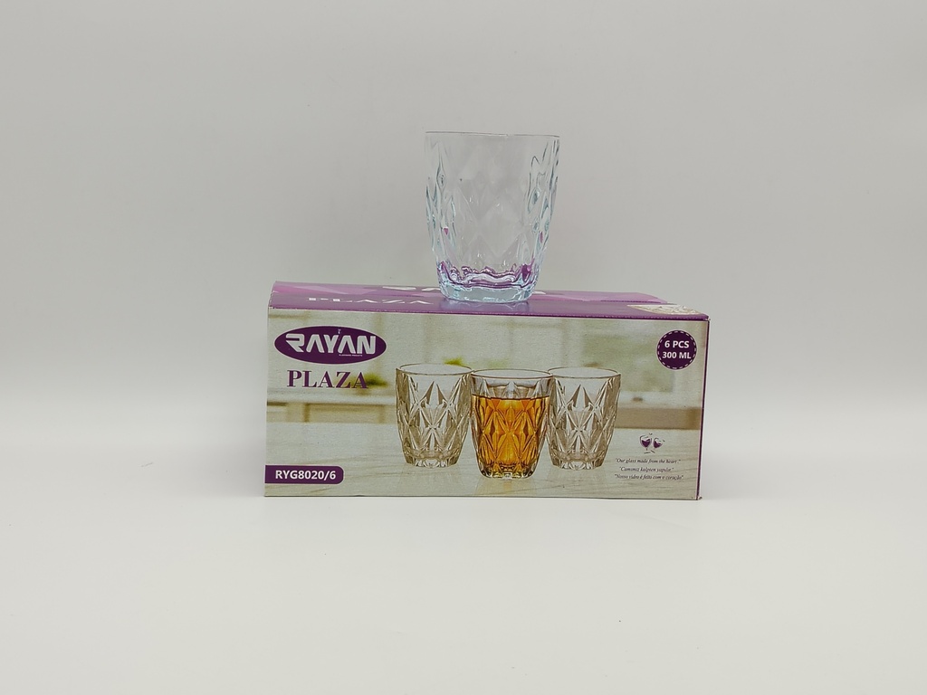 SET 6 VERRES 300 ML