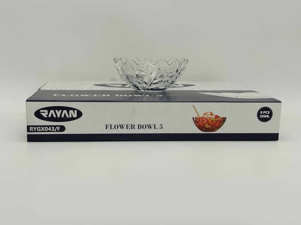 SET 6 MINI BOLS EN VERRE 315 ML