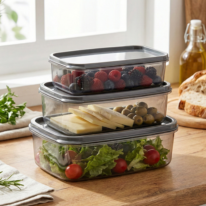 SET 3 BOITES CONSERVATION ALIMENTAIRE 300/500/800 ML