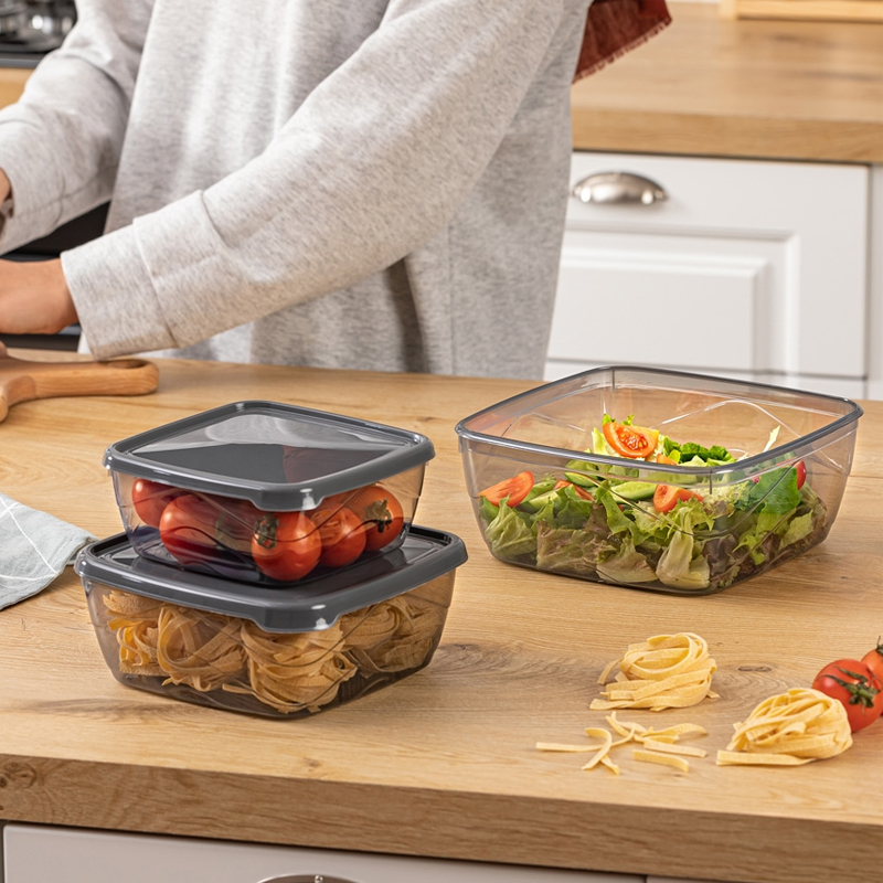 SET 3 BOITES CONSERVATION ALIMENTAIRE 250/500/900 ML