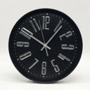 HORLOGE 29 CM MIX NOIR / BLANC