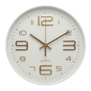 HORLOGE 29 CM MIX NOIR / BLANC