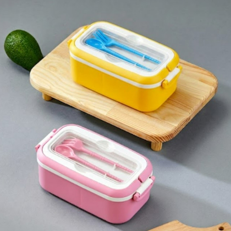 LUNCH BOX MIX GRIS / ROSE / JAUNE