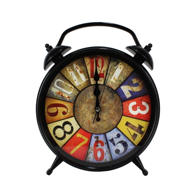 HORLOGE DECO A POSER ANTIC 25 X 31 CM