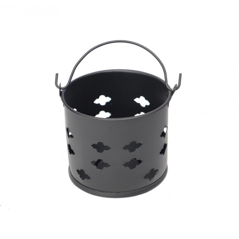 PETIT PORTE BOUGIES DECO METAL 9X7X9 CM