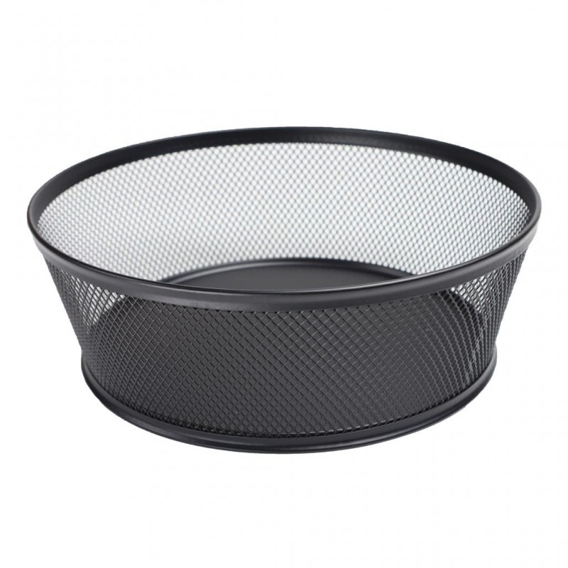 PANIER METAL ROND 24 CM (NOIR)