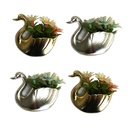 FLEUR DECO MAGNETIQUE OR/ARGENT