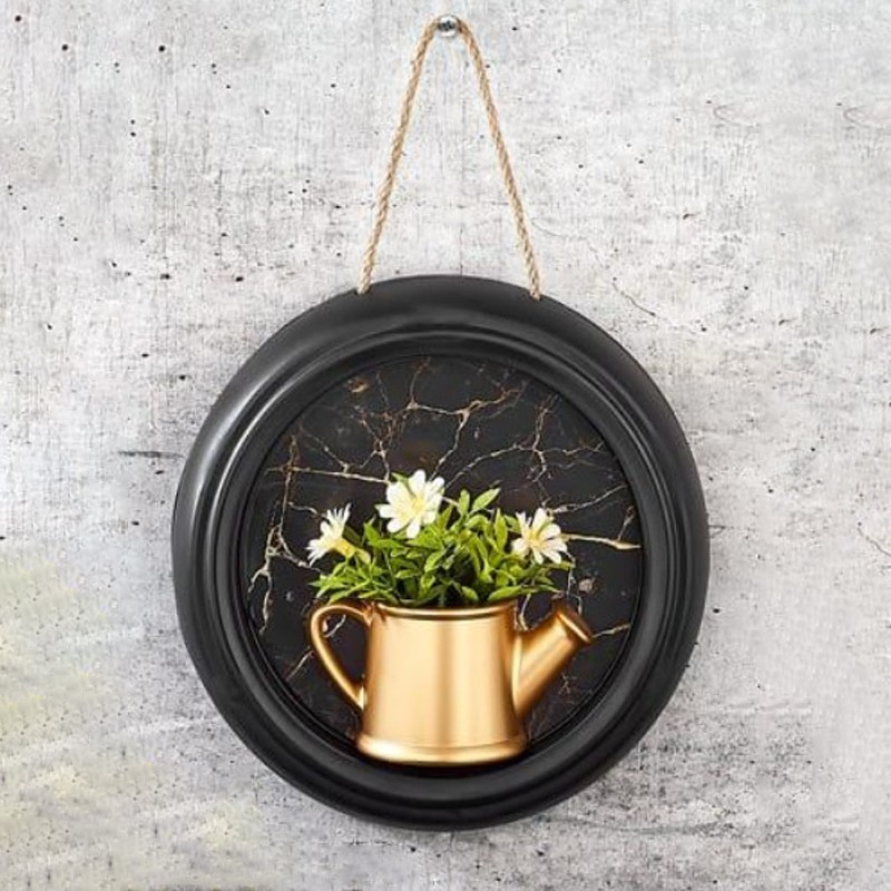 CADRE DECO NOIR &amp; OR 24,5 CM