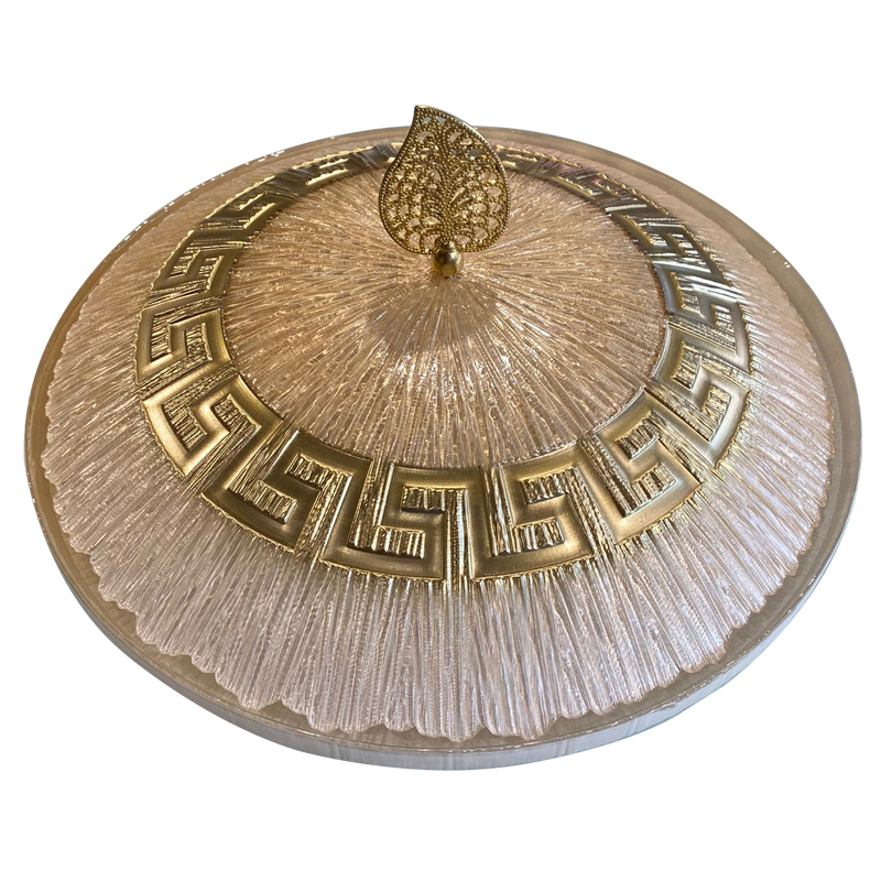 ASSIETTE AVEC COUVERCLE VERRE 36CM