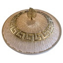 ASSIETTE AVEC COUVERCLE VERRE 36CM