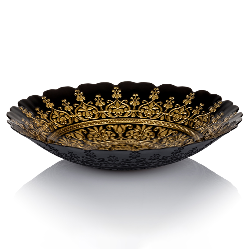 ASSITTE DE FRUIT 40CM BLANC-NOIR