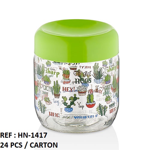 POT CACTUS 425CC  VERRE