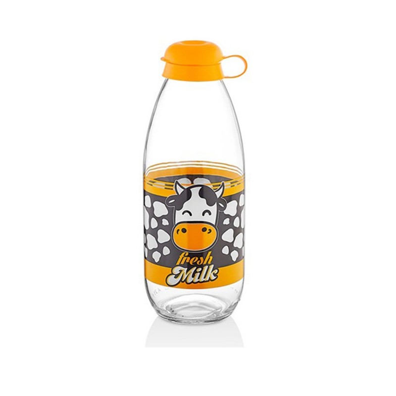 BOUTEILLE LAIT 1000 CC EN VERRE