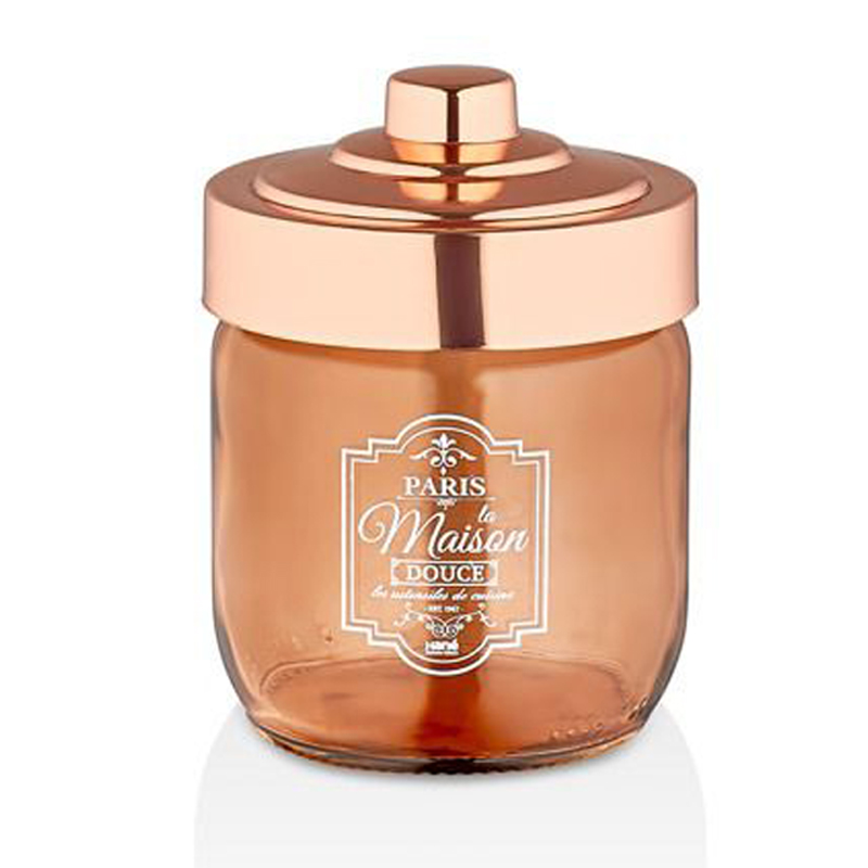 POT VERRE DESIGN OR ROSE 425 CC