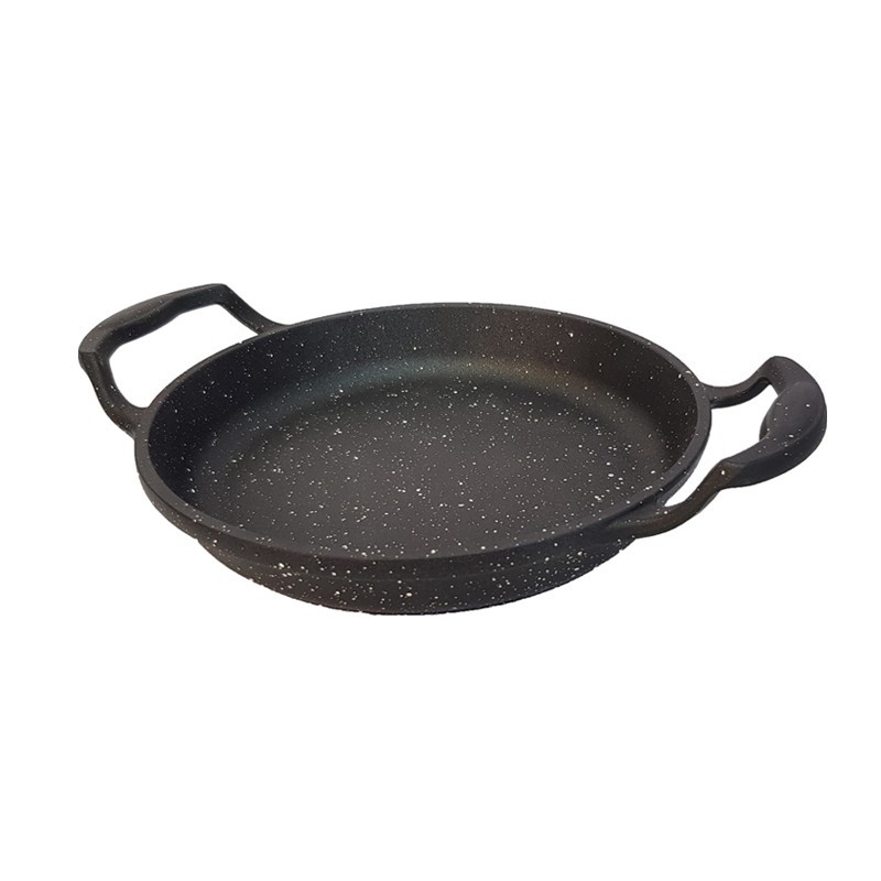 POELE 18 CM GRANIT POIGNEES + SILICONE AVEC BOITE 18 CM