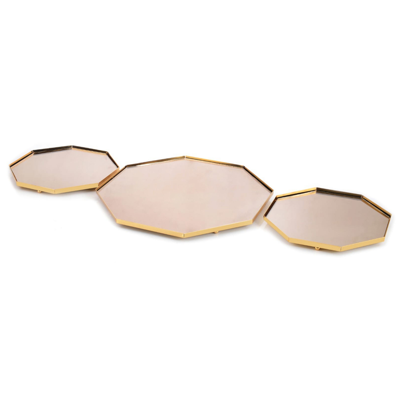 SET 3 PLATEAUX DECO (2X20CM 1X30CM) OR