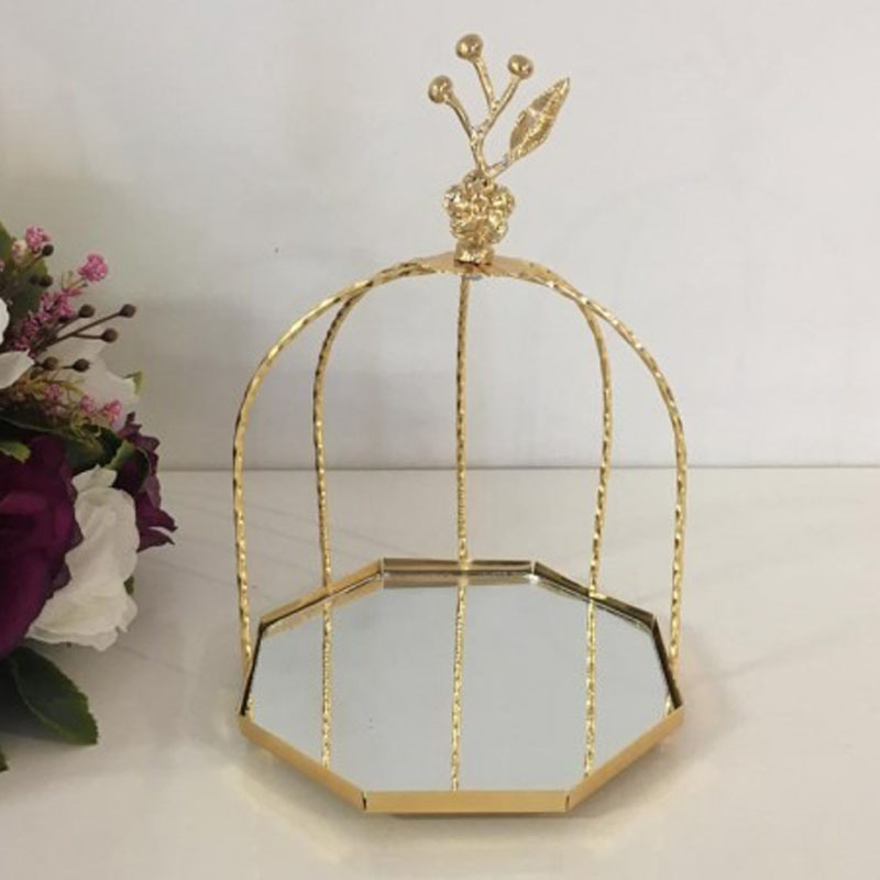 PLATEAU 1 NIVEAU CAGE 15CM OR