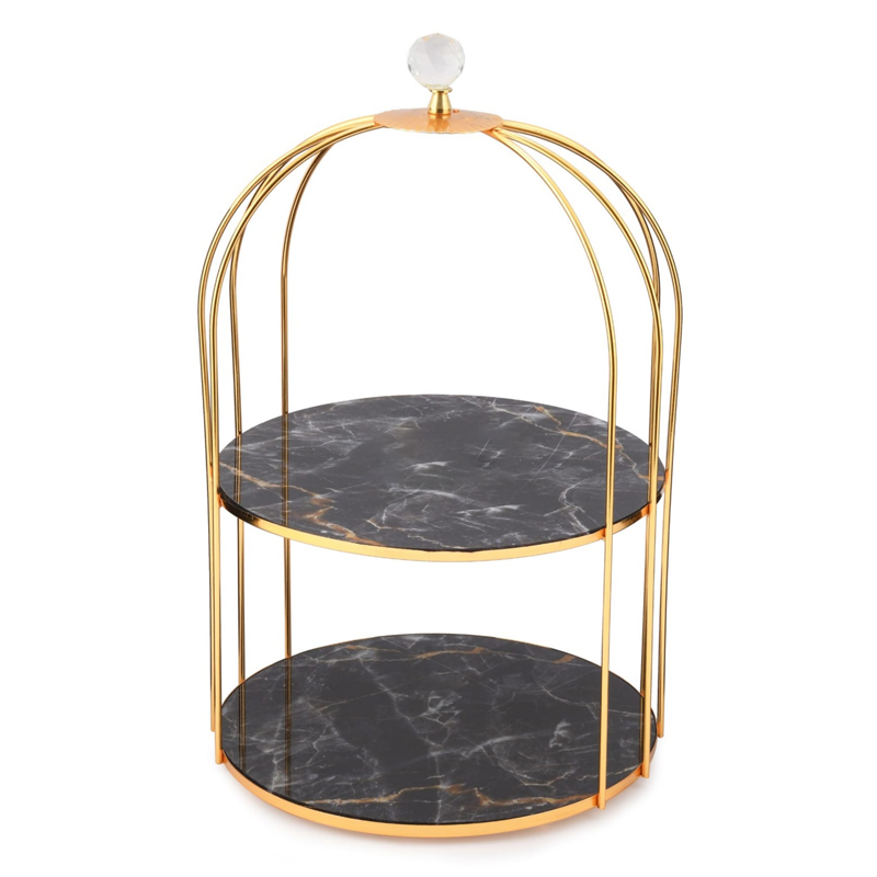 PLATEAU 2 NIVEAUX 25CM OR