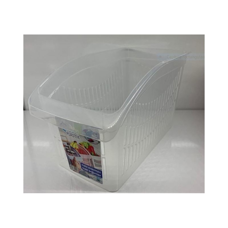 RANGEMENT REFERGIRATEUR MAXI TRANSPARENT 15.5*27*17 CM
