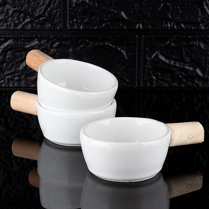 PLAT A SAUCE DECO  - 13 X 9 X 4 CM
