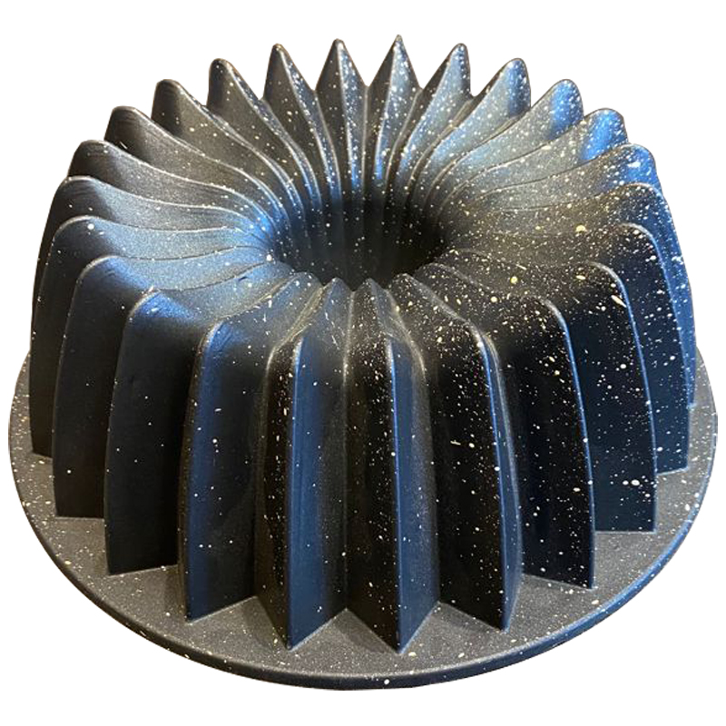 MOULE GATEAU GRANIT 26 CM MIX NOIR/ROSE/OR