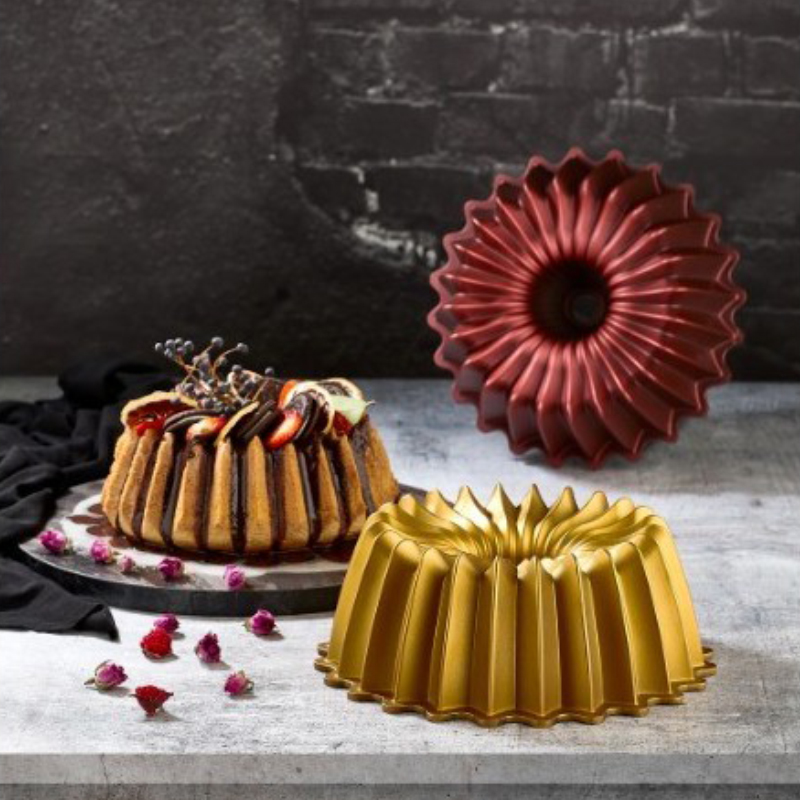MOULE GATEAU GRANIT 26 CM MODELE OR