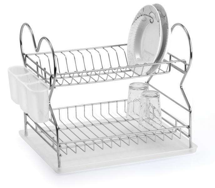 EGOUTTOIR LUXE 2 NIVEAUX CHROME