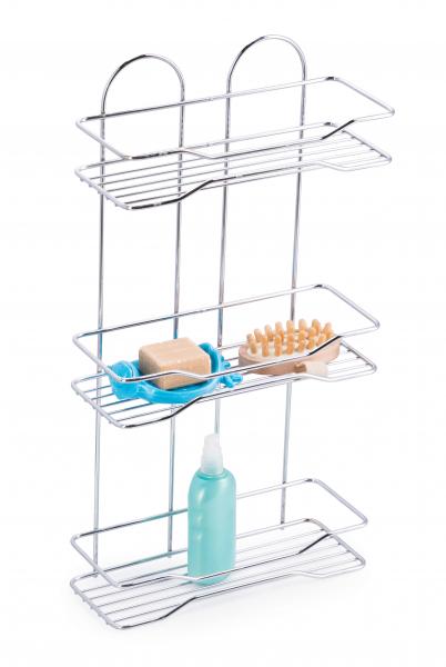 CHROME TRIPLE FLAT SHELF