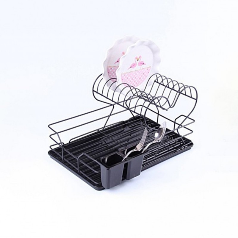 EGOUTTOIR LUXE CŒUR NOIR