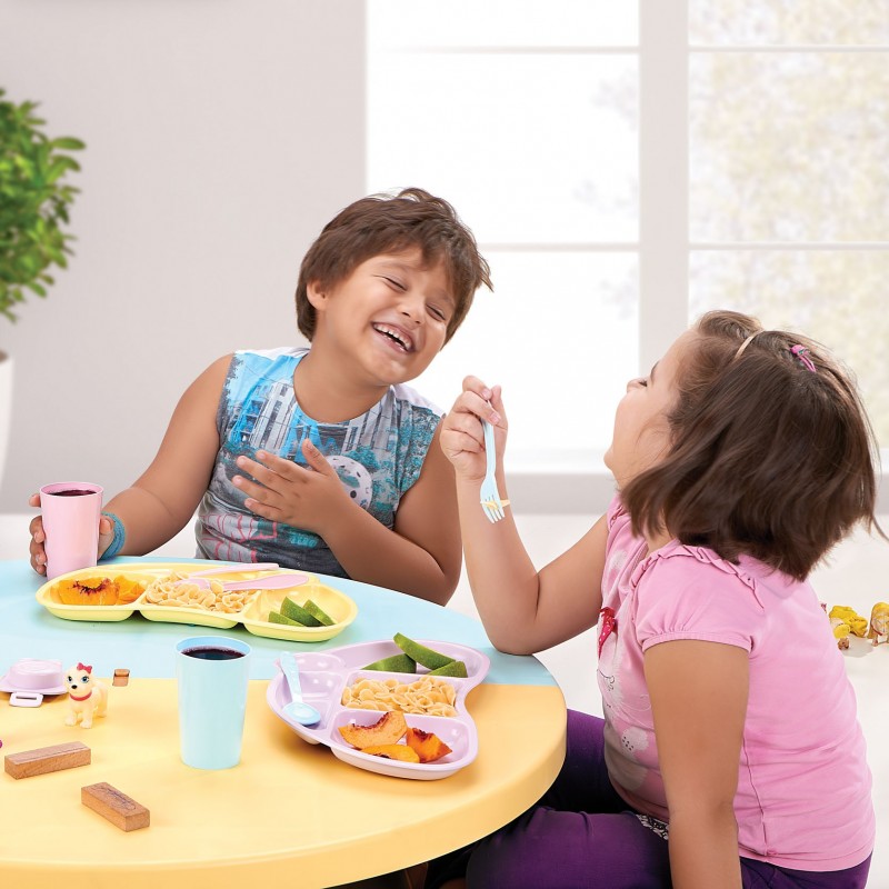 SET ENFANT ASSIETTE + FOURCHETTE+CUILLRE+GOBELET