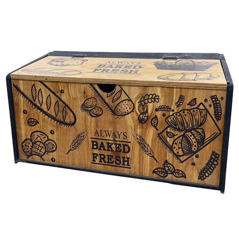 BOITE A PAIN BOIS - 40 X 18 CM