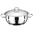 FAITOUT SHALLOW 30 CM COUVERCLE INOX