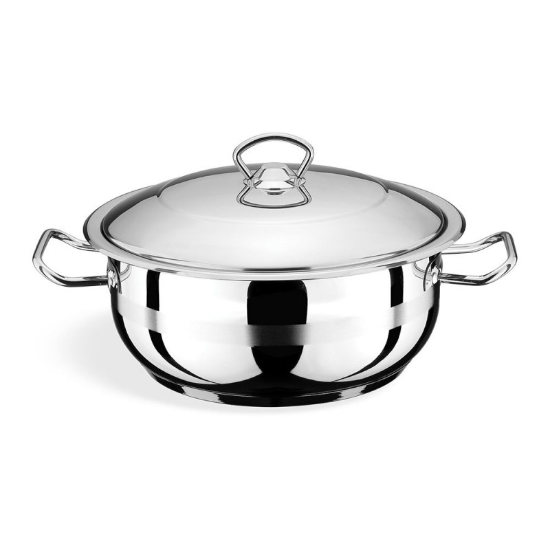 FAITOUT SHALLOW 24 CM COUVERCLE INOX