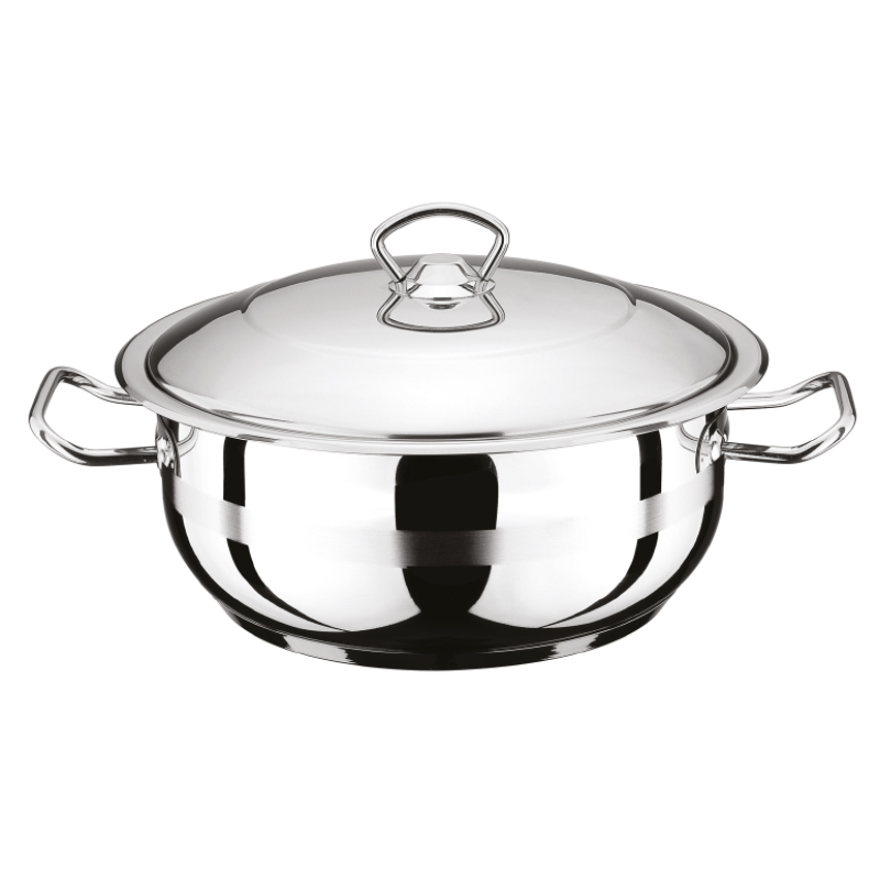 FAITOUT SHALLOW 28 CM COUVERCLE INOX