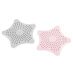 [GP-114] FILTRE EVIER SALLE DE BAIN 15X15.5 CM MIX BLANC/GRIS/ROSE
