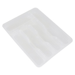 [40146] RANGE COUVERT PETIT MODELE 32X25X3,5 CM TRANSPARENT