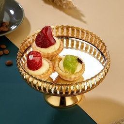[SN13-080] PRESENTOIR DECO 12 CM AVEC PIED MODELE OR
