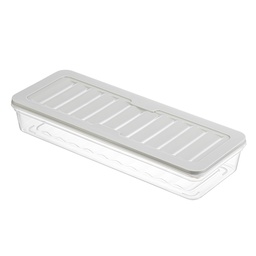 [O0981] BOITE ALIMENTAIRE SLIM 1170 ML MIX BEIGE / GRIS