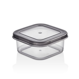 [ORG-429-GR] BOITE ALIMENTAIRE PLASTIQUE 0.30 LITRES (11x11x5 cm) COULEUR MAT