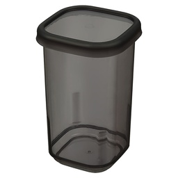 [T-704] POT EPICE EN PLASTIQUE TRANSPARENT 350 CC COULEUR MAT